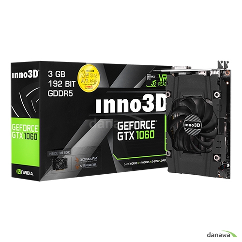 INNO3D ������ GTX1060 Compact D5 3GB