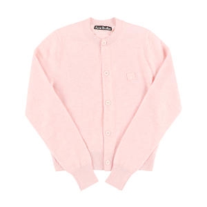 아크네 스튜디오 여성 페이스 패치 울 가디건 블랙 A60280 900