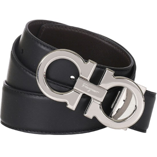 페라가모 더블 간치니 가죽 벨트 67 9710 686671