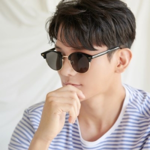 투디터 2ditor 투디터 남 여 공용 동그란 원형 베타 티타늄 안경테_이미지