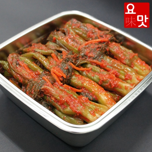 푸드앰프 요맛김치 감칠맛이 풍부한 전라도 여수 갓김치 1kg [1개]