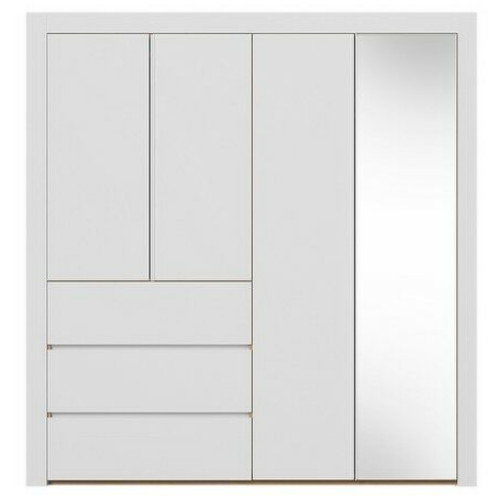 한샘 바이엘 채널 작은방 거울 붙박이장 데일리서랍형 (155cm)_이미지