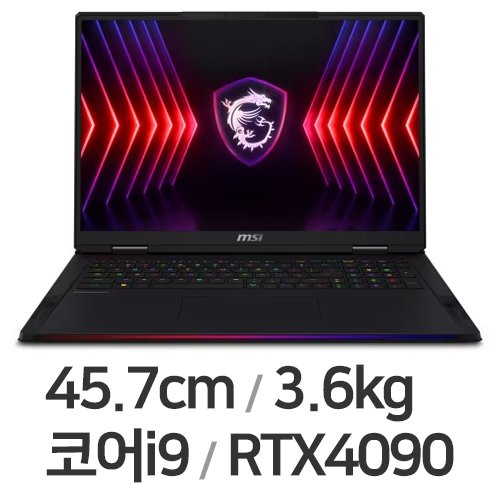 MSI ���̴� 18 HX A14VIG-i9 4K Mini LED W11
