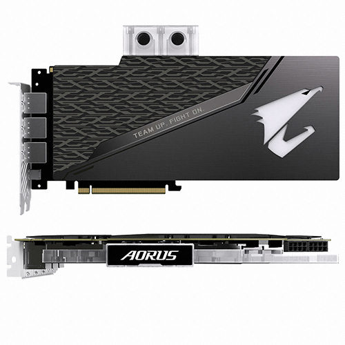 GIGABYTE AORUS 지포스 RTX 2080 Ti XTREME 워터블럭 D6 11GB_이미지