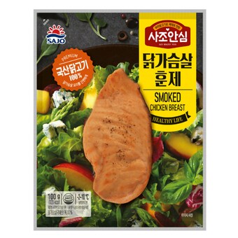 사조대림 <b>닭</b><b>가슴</b><b>살</b> <b>훈제</b> 100g