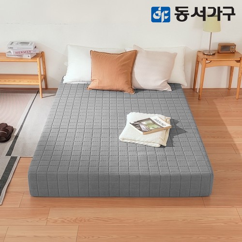 동서가구 BS HR폼 편백황토숯 3단 접이식 토퍼 매트리스 SS (15cm)_이미지