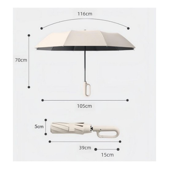 모도라이프 카라비너 우산 (2개)_이미지