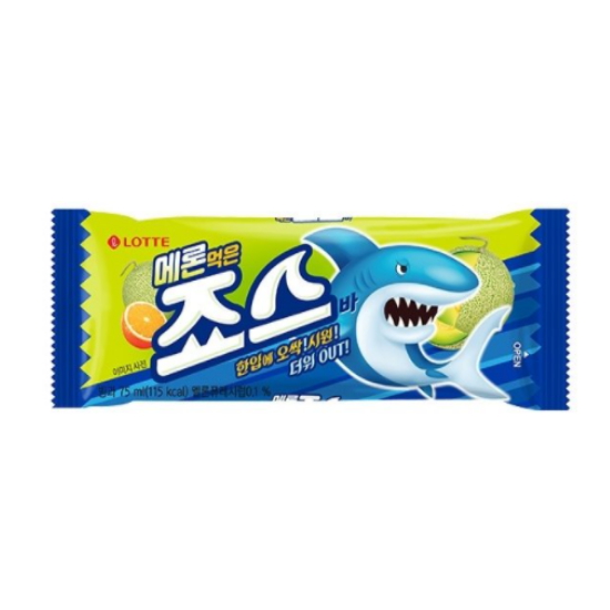 롯데웰푸드 메론먹은 죠스바 75ml (10개)