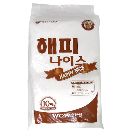 한빛 해피나이스 패드 특대형 10매