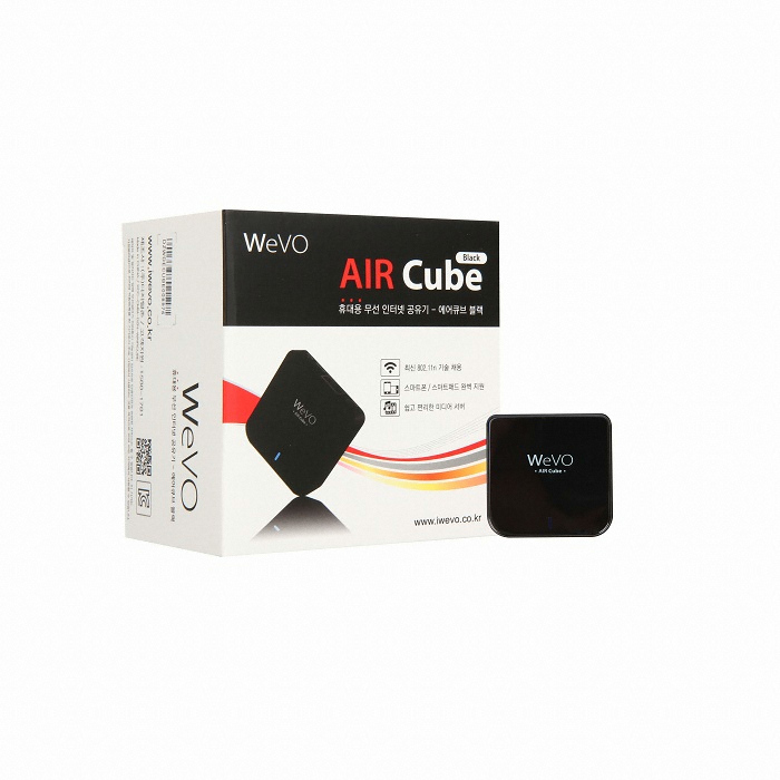 디지털존 WeVO Air CUBE Black 무선AP_이미지