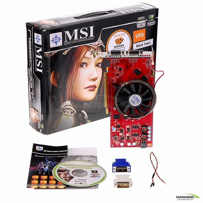 MSI 지포스 9600GT N9600GT-2D512 OC 512MB VF9 BLACK PEARL 웨이코스_이미지