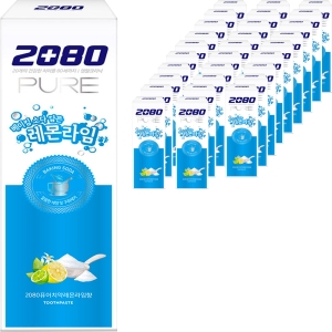 2080 퓨어 베이킹소다 담은 레몬라임 치약 120g (30개)_이미지