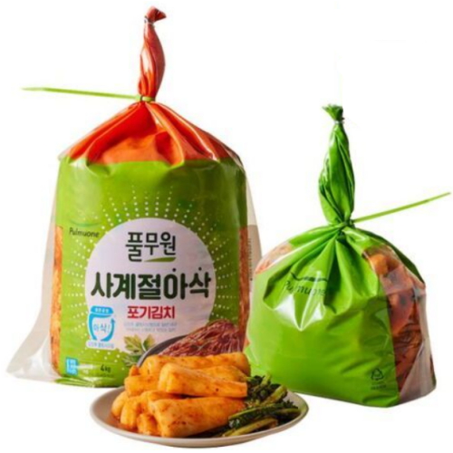풀무원 사계절 아삭 포기김치 4kg + 총각김치 2kg
