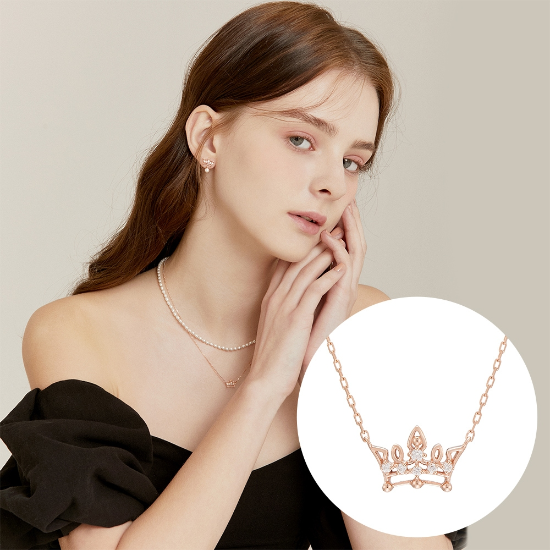 제이에스티나 Dew Linea Tiara 목걸이 JJLJNQ0BN506SR420_이미지