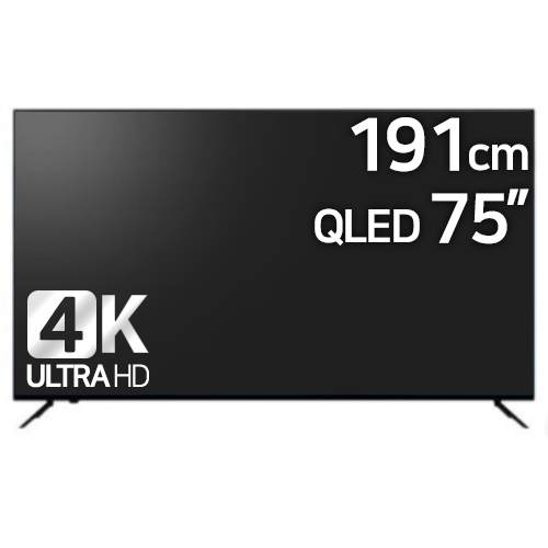 현아이디어 UV752 QLED 크롬캐스트 제로베젤 (스탠드)