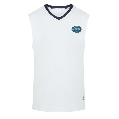 아레나 남성 써니 스위머 슬리브리스 래쉬가드 A5BM1PR06OWT이미지입니다. 누르면 해당 게시물로 새창이동합니다.