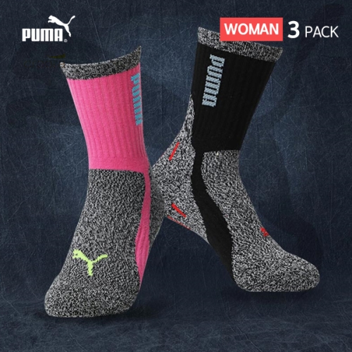 푸마 푸마 아웃도어 여성 등산양말 3족 PUO31086