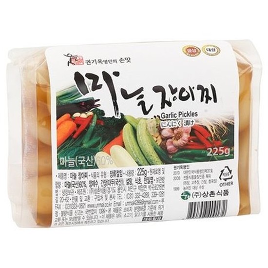 상촌식품 권기옥명인 마늘장아찌 225g (2개)