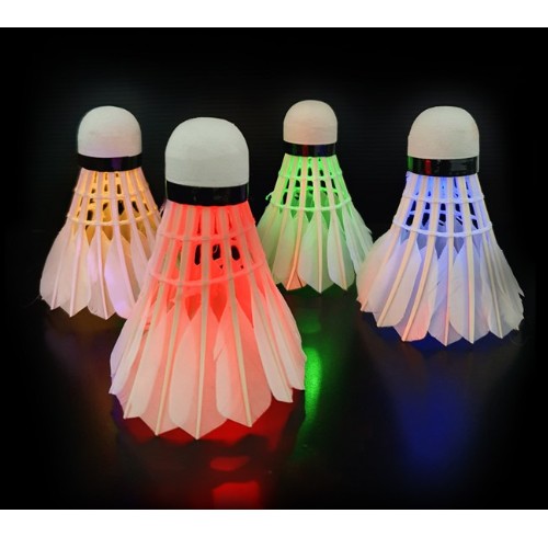 스포홀릭 LED 야광 셔틀콕 4개입