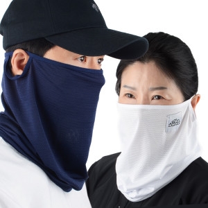 여름 등산 골프 자외선차단 얼굴 햇빛가리개 쿨마스크