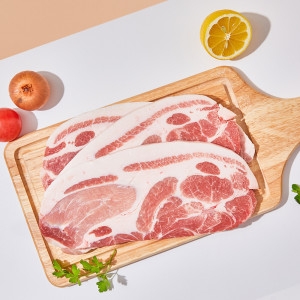 친절정육점 왕목살 목전지 500g+500g 반값할인_이미지