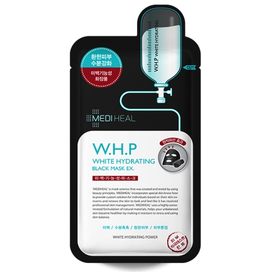 메디힐 WHP 미백수분 블랙 마스크 EX (5매)_이미지