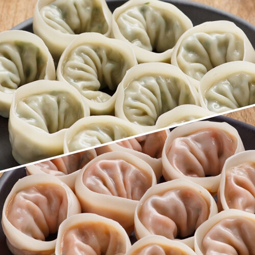 안흥식품 할매 금바위 감자 손만두 1.25kg+감자김치손만두 1.25kg (1개)_이미지