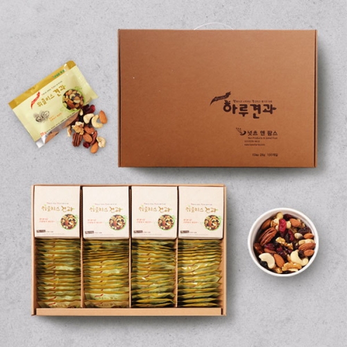 넛츠앤팜스 위클리스 하루견과 선물세트 26g 100개입이미지입니다. 누르면 해당 게시물로 새창이동합니다.