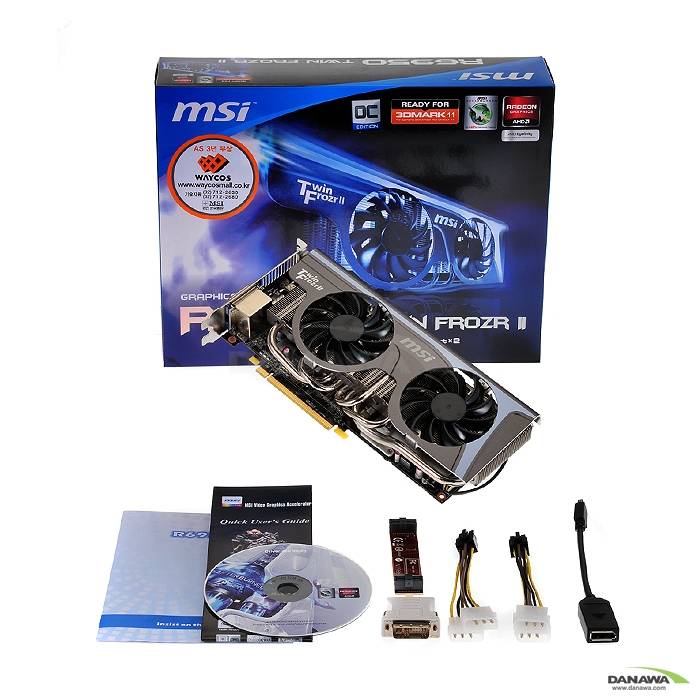 MSI 라데온 HD 6950 R6950 O.C D5 2GB TWIN FROZR2_이미지