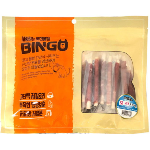 빙고 오리 우피껌 400g