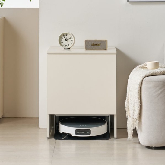 히트가구 AD101 낮은 로봇청소기 수납장 800