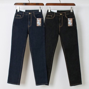 강물처럼 빅사이즈사랑해요 Q063L310 기모밴딩울기모데님팬츠 CA 11393709