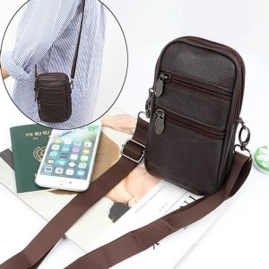 욜로도매 핸드폰 크로스백 W48E838 가죽백 HII 캐주얼 보조백 미니 힙색 가방_이미지