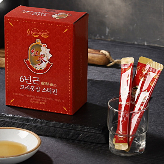삶담은홍삼 6년근 고려홍삼 스틱진 12g 30포 (1개)