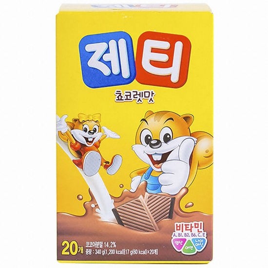 동서식품 제티 초콜릿맛 17g 20개입 (5개)