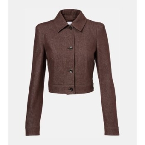 막스마라 Carpa 크롭 코튼 재킷 P01035729_이미지