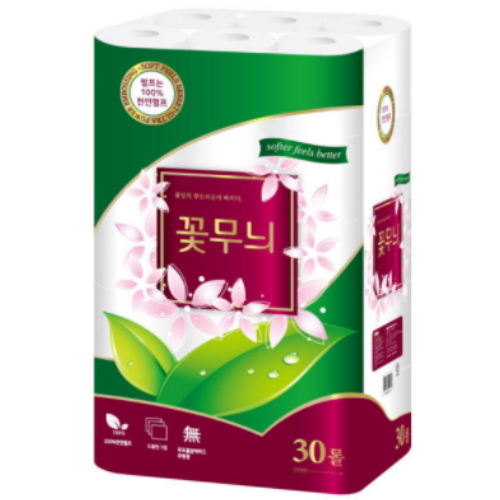  한아름산업주식회사 꽃무늬 30m (30롤) [3팩]