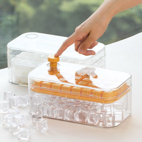 이우아여사 원터치 각얼음트레이 32구 2P+냉동실얼음통+스쿱세트