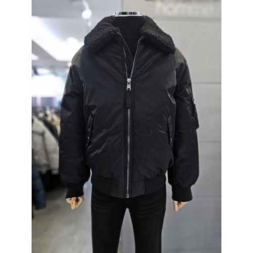 세이브존03 남성 겨울 블랙 덕 배색카라 항공점퍼 WSAGZ4UA61A
