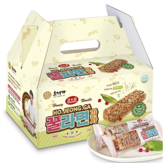 호정식품 호정가 꿀라면과자 20개입 400g (2개)_이미지