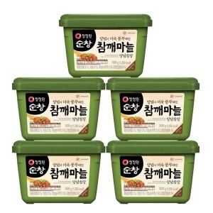  청정원 순창 참깨마늘 양념쌈장 500g [5개]
