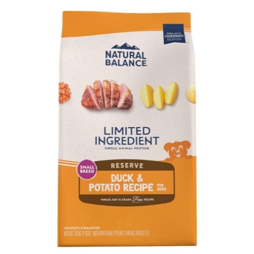 내추럴발란스  독 L.I 리저브 그레인프리 오리&감자 레시피 작은알 5kg (1개)