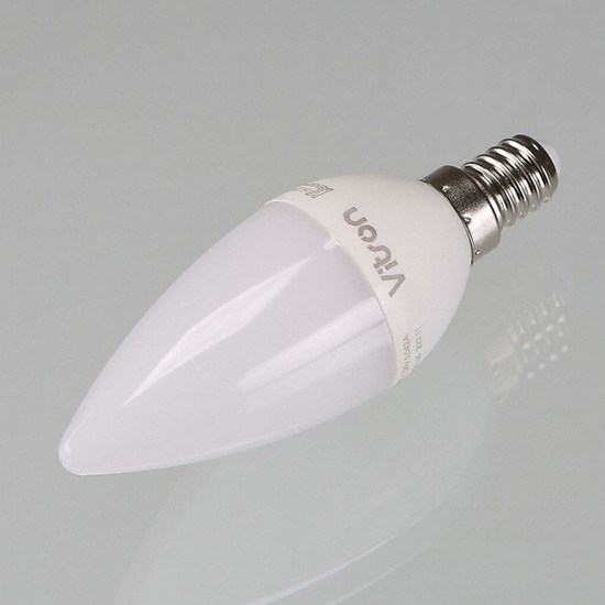 비츠온 LED E14 불투명 촛대구 전구색 5W (1개)_이미지