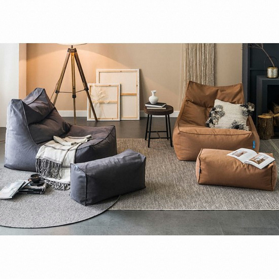 폴리몰리 607C 빈백 1인용 (기본속커버, 스툴별도)_이미지