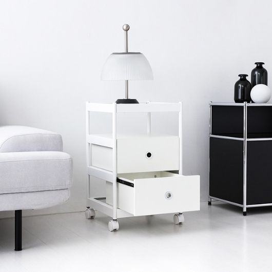 마켓비 심플리 이동식 서랍장 2단 BC639_이미지