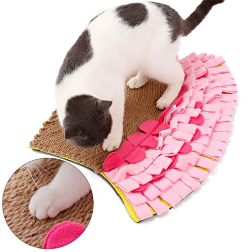 발라당 고양이전용 노즈워크 놀이매트 스크래쳐_이미지