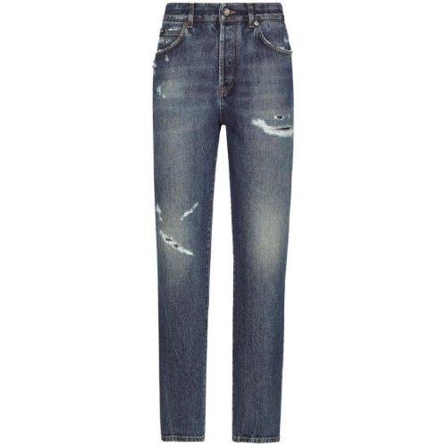 돌체앤가바나 디스트레스드 디테일 보이프렌드 핏 진 FTC3DDG8KQ9 T