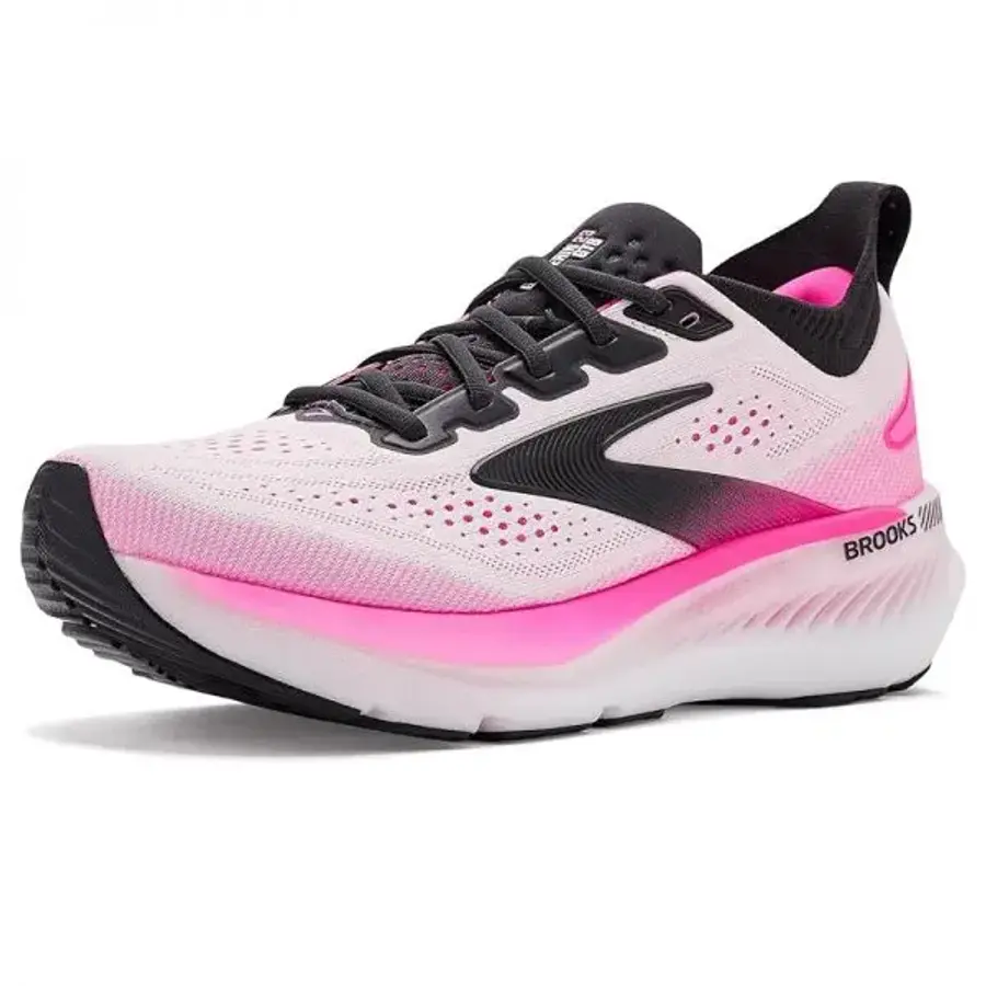 브룩스 우먼 글리세린 GTS 23 화이트 Phantom Cyber 핑크 1093101