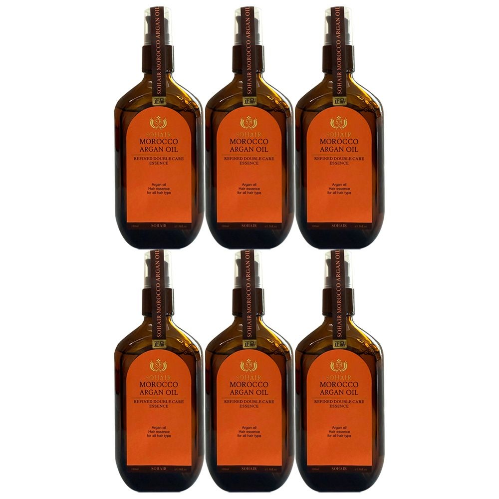 쏘헤어 오렌지에디션 모로코 아르간 오일 리파인드 더블케어 헤어에센스 100ml (6개)_이미지