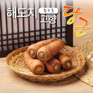 해도지 고향 쥬스용 흙당근 10kg